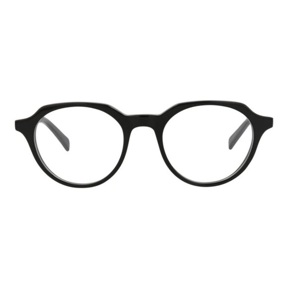 Celine Mens Round/Oval Black Black Transparent Fashion Designer Eyewear - Picture 1 of 4